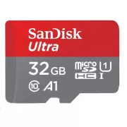 SanDisk MicroSDHC kartica 32GB Ultra (120MB/s, A1 Class 10 UHS-I, Android - Pakovanje za tablet, Memory Zone App) + adapter