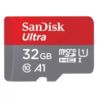 SanDisk MicroSDHC kartica 32GB Ultra (120MB/s, A1 Class 10 UHS-I, Android - Pakovanje za tablet, Memory Zone App) + adapter