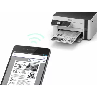 EPSON EcoTank Mono M2120 tintni pisač, 3u1, A4, 1200x2400dpi, 32ppm, USB, Wi-Fi, 5 godina jamstva nakon besplatne registracije