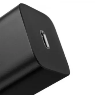 Baseus Super SI set USB-C 20W adaptera i USB-C kabela za Lightning 1m, crni