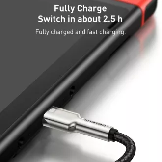 Baseus Cafule Series kabel za punjenje/podatkovni kabel USB-C muški na USB-C muški s metalnim terminalima 100W 1m, crni
