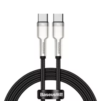 Baseus Cafule Series kabel za punjenje/podatkovni kabel USB-C muški na USB-C muški s metalnim terminalima 100W 2m, crni