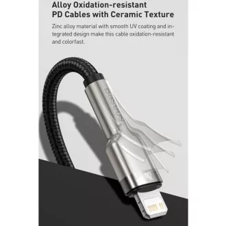 Baseus Cafule Series USB-C kabel za punjenje/podatkovni kabel za Lightning PD 20W 1m, crni