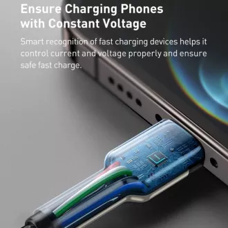 Baseus Cafule Series USB-C kabel za punjenje/podatkovni kabel za Lightning PD 20W 2m, crni
