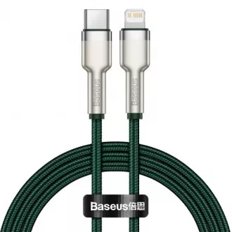 Baseus Cafule Series USB-C kabel za punjenje/podatkovni kabel za Lightning PD 20W 2m, zeleni