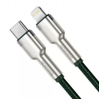 Baseus Cafule Series USB-C kabel za punjenje/podatkovni kabel za Lightning PD 20W 2m, zeleni