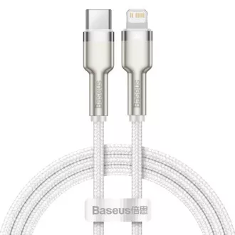 Baseus Cafule Series USB-C kabel za punjenje/podatkovni kabel za Lightning PD 20W 2m, bijeli Baseus Cafule Series USB-C kabel za punjenje/podatkovni kabel za Lightning PD 20W 2m, bijeli