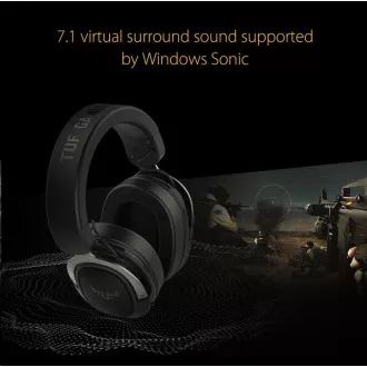 ASUS TUF Gaming H3 Gun Metalne slušalice, Gaming Headset, crno-siva ASUS TUF Gaming H3 Gun Metalne slušalice, Gaming Headset, crno-siva