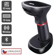 Virtuos CCD 2D čitač Virtuos HW-855A, bežični, baza, USB, crni