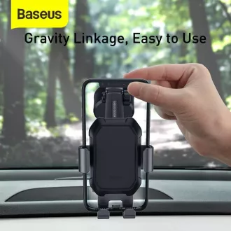 Baseus Tank Gravity držač za automobil (nadzorna ploča), crna