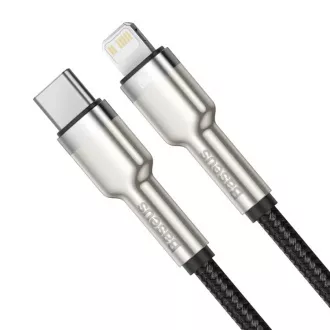 Baseus Cafule Series kabel za punjenje/podatkovni kabel USB-C na Lightning PD 20W 0,25m, crni