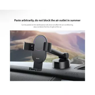 Baseus Simplism Gravity držač za automobil (nadzorna ploča), crna Baseus Simplism Gravity držač za automobil (nadzorna ploča), crna