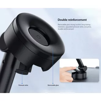 Baseus Simplism Gravity držač za automobil (nadzorna ploča), crna Baseus Simplism Gravity držač za automobil (nadzorna ploča), crna