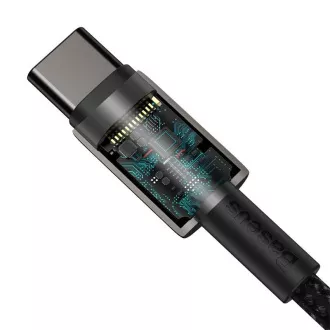 Baseus Tungsten Gold brzo punjenje/podatkovni kabel USB-C na USB-C 100W 1m, crni