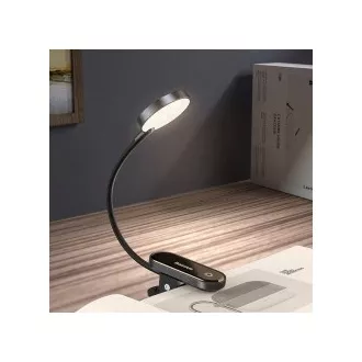 Baseus LED lampa za čitanje sa kopčom, siva
