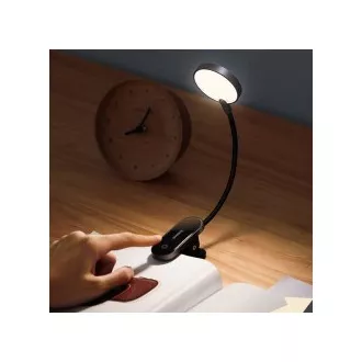 Baseus LED lampa za čitanje sa kopčom, siva