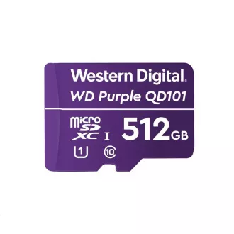 WD MicroSDXC kartica 512 GB ljubičasta WDD512G1P0C klasa 10 (R: 100 / W: 60 MB / s) WD MicroSDXC kartica 512 GB ljubičasta WDD512G1P0C klasa 10 (R: 100 / W: 60 MB / s)