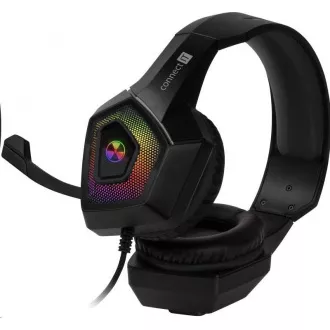 CONNECT IT gaming slušalice BATTLE RGB Ed. 3, s mikrofonom, crna