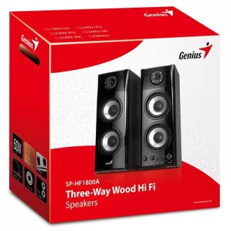 GENIUS zvučnici SP-HF 1800A v2, 50W, 2.0, crni GENIUS zvučnici SP-HF 1800A v2, 50W, 2.0, crni