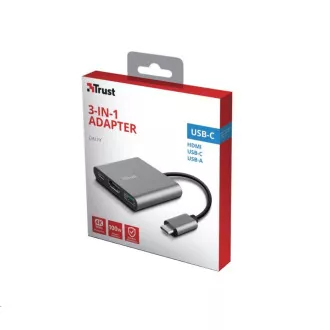 TRUST adapter DALYX, 3-u-1, USB-C