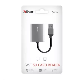TRUST čitač memorijskih kartica DALYX Fast, vanjski, USB 3.2, 8cm TRUST čitač memorijskih kartica DALYX Fast, vanjski, USB 3.2, 8cm