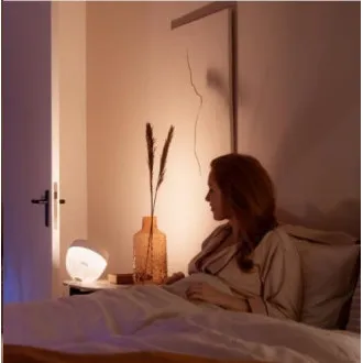 PHILIPS COL Iris Stolna lampa Hue Bijela i ambijent boja, bijela