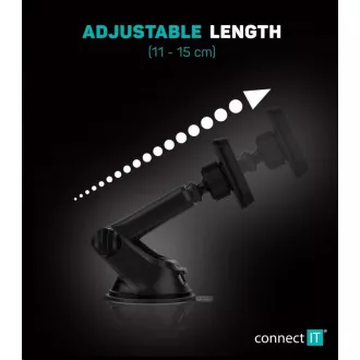 CONNECT IT držač za auto InCarz 4Strong CARBON, univerzalni magnet, 4 magneta, CARBON