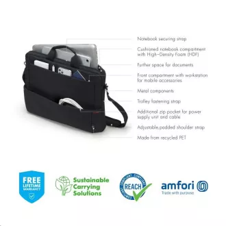 DICOTA Eco Slim Case Plus BASE 13-15.6, crna