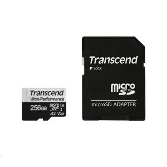 TRANSCEND MicroSDXC kartica 256 GB 340S, UHS-I U3 A2 Ultra Performance 160/125 MB / s