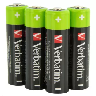 VERBATIM punjiva baterija AA Premium 4 paketa 2500 mAh