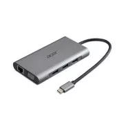 ACER 12v1 Type C ključ: 2 x USB3.2, 2 x USB2.0, 1x SD / TF, 2 x HDMI, 1 x PD, 1 x DP, 1 x RJ45, 1 x 3.5 audio