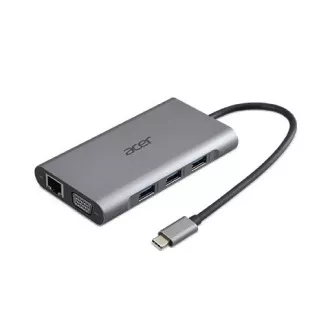 ACER 12v1 Type C ključ: 2 x USB3.2, 2 x USB2.0, 1x SD / TF, 2 x HDMI, 1 x PD, 1 x DP, 1 x RJ45, 1 x 3.5 audio