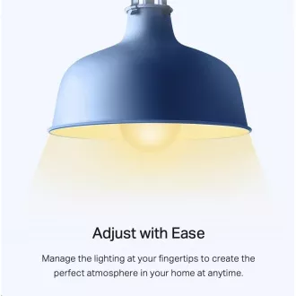 TP-Link Tapo L510E (pakiranje od 2 komada) pametna WiFi LED žarulja s prigušivanjem (bijela, 2700K, 806lm, 2,4 GHz, E27)