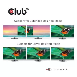 Club3D USB-C priključna stanica 14v1, 1xDP, 1xHDMI, 1xVGA, 2xUSB-C, 5xUSB, čitač SD kartica, 1xRJ45, crna