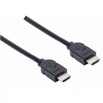 Manhattan HDMI kabel, ARC, 3D, 4K@30Hz, oklopljen, 1,5 m, crni