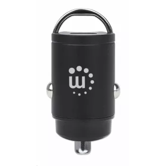 Punjač za auto Manhattan - 30 W, USB-C, crni