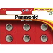 PANASONIC alkalna MICRO baterija LR-44EL / 6BP 1, 5V (blister 6kom)