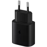 Samsung putni punjač EP-TA800XBE, Quickcharge 25W, USB-C kabel, crni