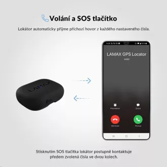 LAMAX GPS lokator + ogrlica