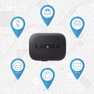 LAMAX GPS lokator + ogrlica