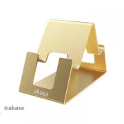 AKASA stalak Aries Pico, aluminijski stalak za mobitel i tablet, zlatni