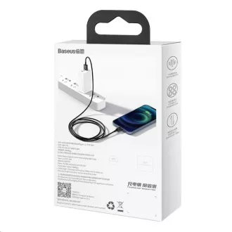 Baseus Superior Series kabel za brzo punjenje USB / Lightning 2.4A 1m crni