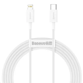 Baseus Superior Series kabel za brzo punjenje Type-C / Lightning 20W 1m bijeli