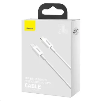 Baseus Superior Series kabel za brzo punjenje Type-C / Lightning 20W 1m bijeli