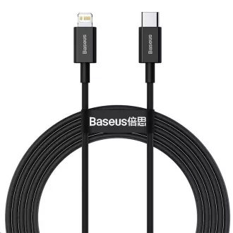 Baseus Superior Series kabel za brzo punjenje Type-C / Lightning 20W 2m crni