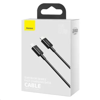 Baseus Superior Series kabel za brzo punjenje Type-C / Lightning 20W 2m crni