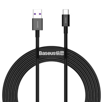 Baseus Superior Series kabel za brzo punjenje USB / Type-C 66W 2m crni Baseus Superior Series kabel za brzo punjenje USB / Type-C 66W 2m crni