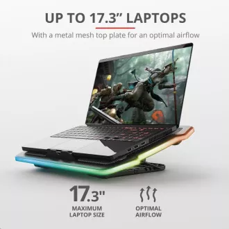 TRUST stalak za prijenosno računalo GXT1126 AURA STAND ZA LAPTOP (rashladna podloga)