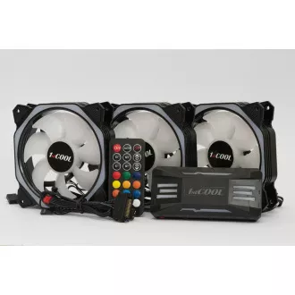1stCOOL Ventilator KIT AURA EVO 4 ARGB, 3x HEXA2 ventilator + ARGB kontroler + daljinski upravljač 1stCOOL Ventilator KIT AURA EVO 4 ARGB, 3x HEXA2 ventilator + ARGB kontroler + daljinski upravljač
