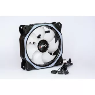 1stCOOL Ventilator KIT AURA EVO 4 ARGB, 3x HEXA2 ventilator + ARGB kontroler + daljinski upravljač 1stCOOL Ventilator KIT AURA EVO 4 ARGB, 3x HEXA2 ventilator + ARGB kontroler + daljinski upravljač